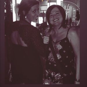 One-piece dressy black lace short-outfit